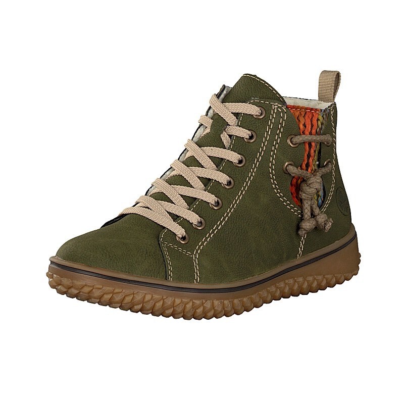 Botas Rieker Z4223-54 Para Mulher - Verdes